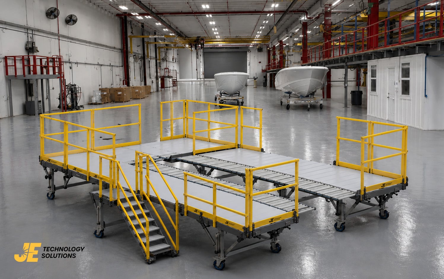 Components joined and inspected before they ship.