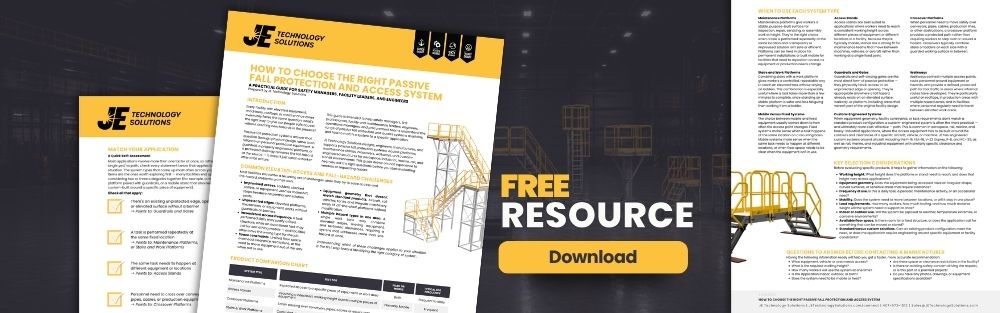 How to Choose the Right Passive Fall Protection and Access System